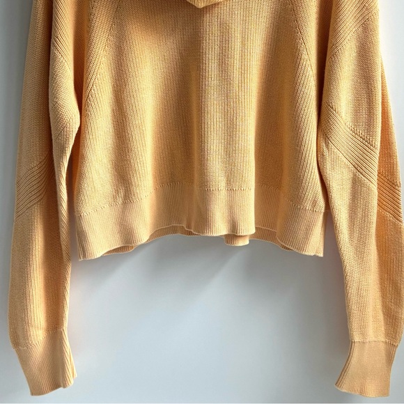 Rag & Bone Archetype Demi Hoodie Sweater Jacket Yellow Size Large - Picture 7 of 15